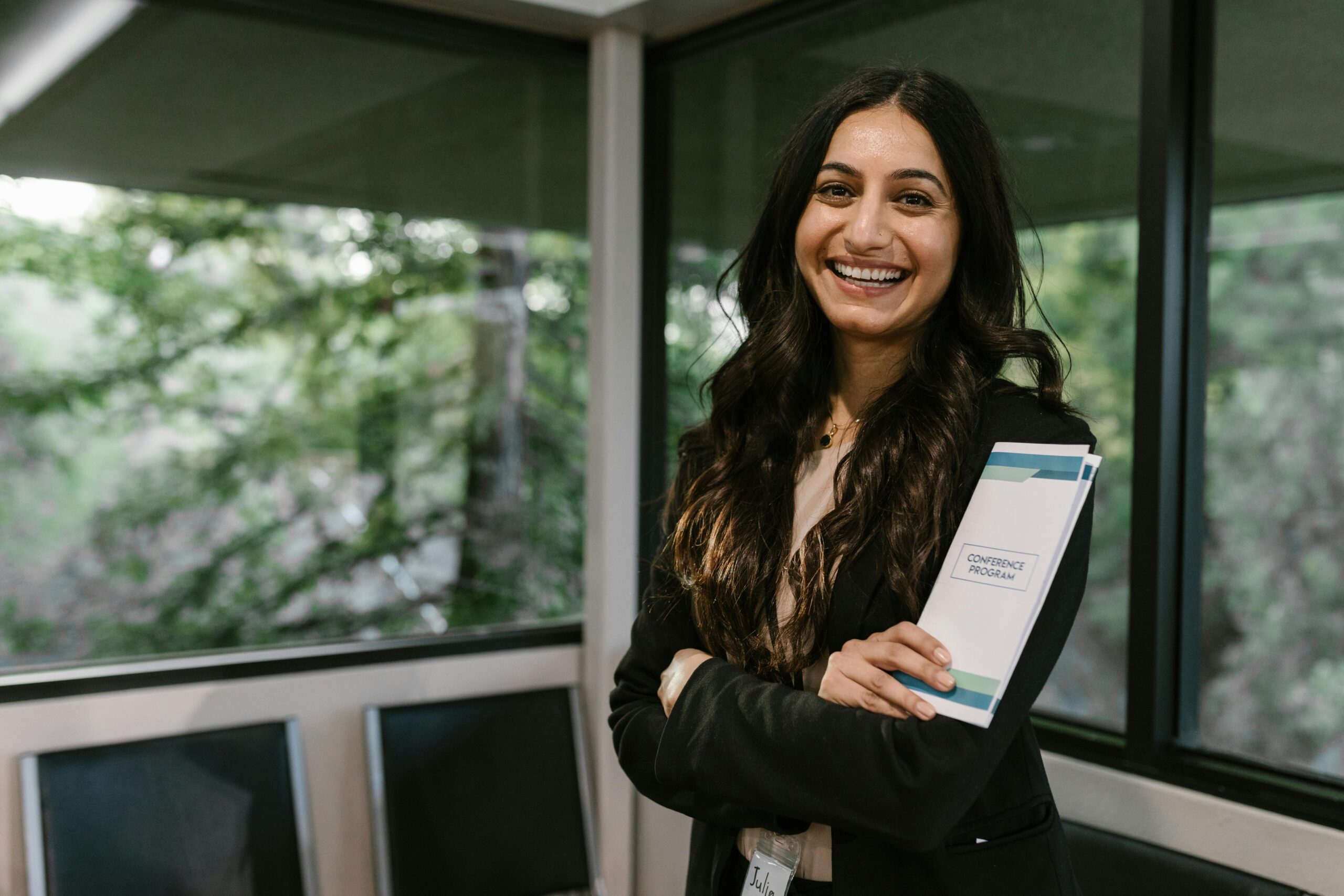 Woman working as an event planner